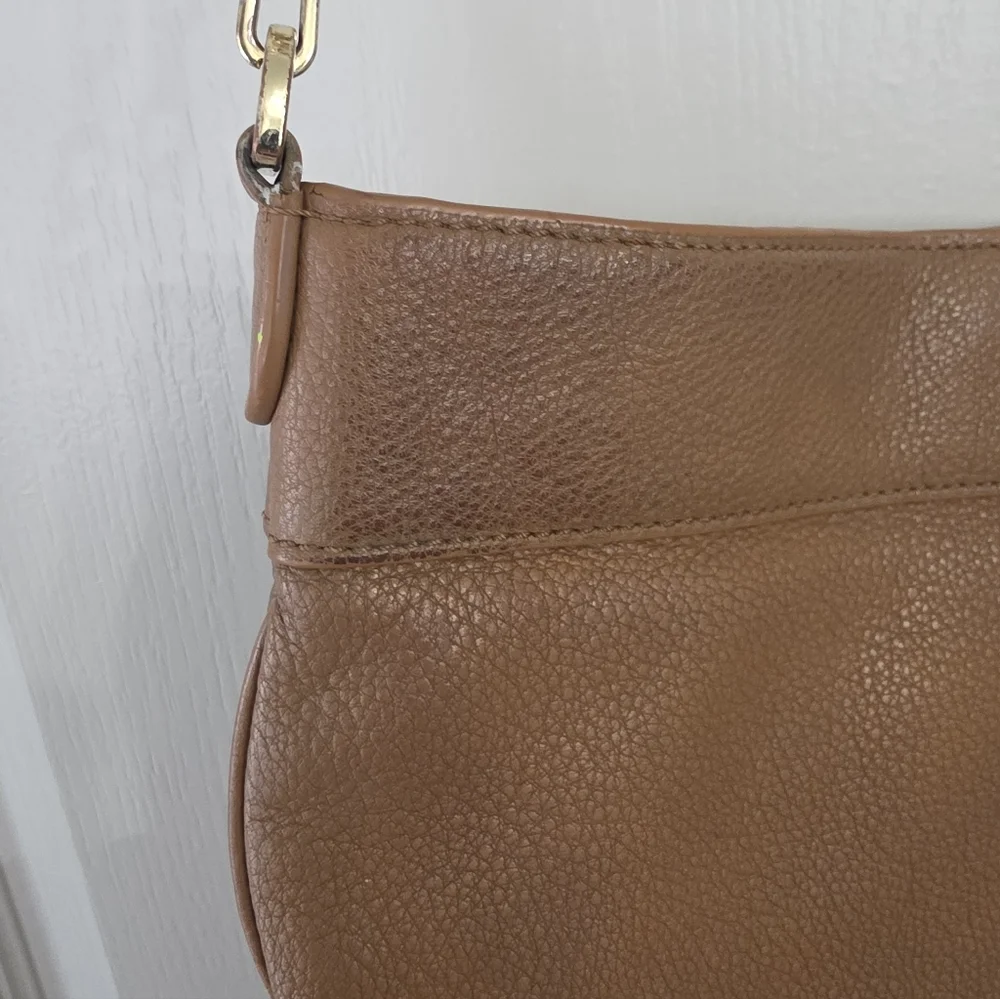 Tory Burch Tan Leather Crossbody Bag